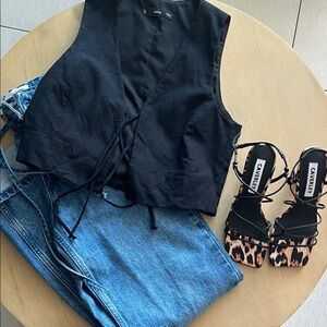 Shoes Only - Leopard Print Heels Perfect for Any outfit